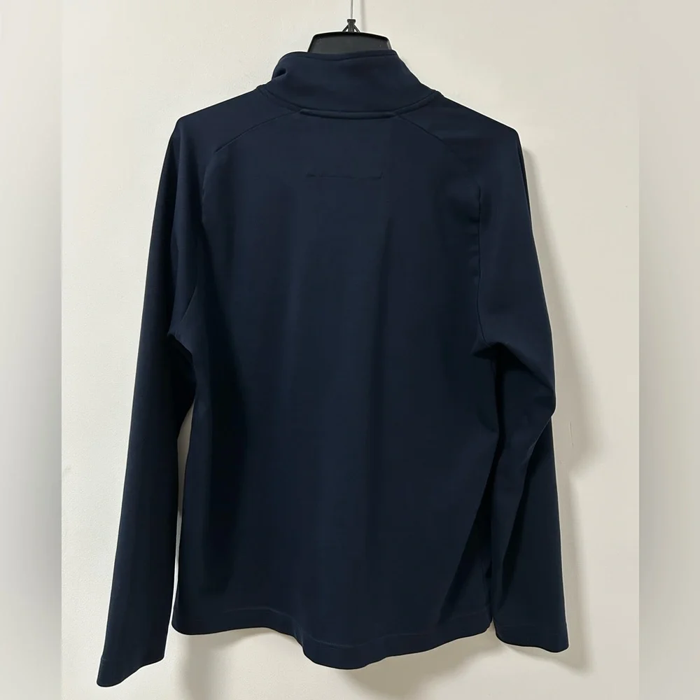 Banana Republic 1/4 zip pullover Navy Blue Men's Sweater sweatshirt large dressy